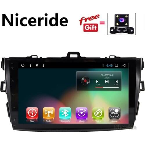 Touch Screen autoradio Android 7.1 car dvd gps navigation for Toyota corolla 2007 2008 2009 2010 2011 2 Din GPS Navigation wifi