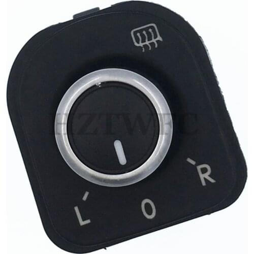 For Jetta MK5 Golf MK5 MK6 Rabbit Eos Passat B6 3C Tiguan 5ND959565B Chrome Power Side Mirror Adjust Switch Knob