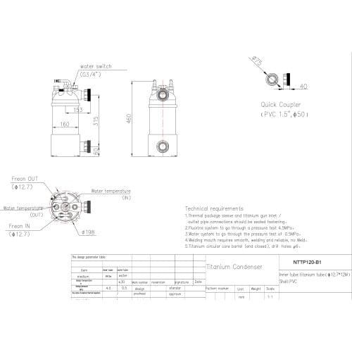 Customized Heat Exchanger for heat pump