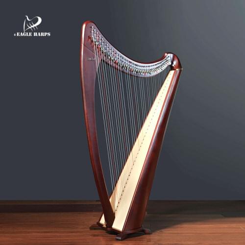 Caroline instrument eagleharp professional handmade 40 strings handmade Harp
