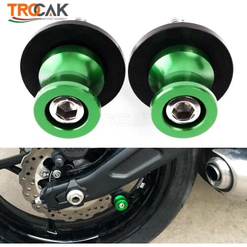 LOGO NINJA1000SX Motorcycle CNC Aluminum Swingarm Spools Stand Screws Slider For Kawasaki NINJA1000SX NINJA 1000SX 2020 2021