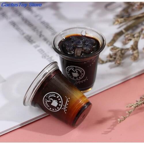 New 1PCS Dollhouse Miniature Cola Cup Mini Food for Doll House Kitchen Toy Accessories Toys for Kids