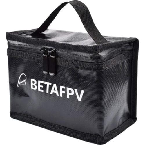BETAFPV Fireproof Explosionproof Waterproof Safe Lipo Battery Bag for FPV Whoop Lipo Battery Storage Charging Fire