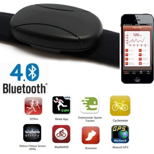 Heart Rate Meter Bluetooth Pulse Sensor Cardio Sport Chest Strap Belt Heart Rate Monitor Polar Style Heart Rate Meter for Sport