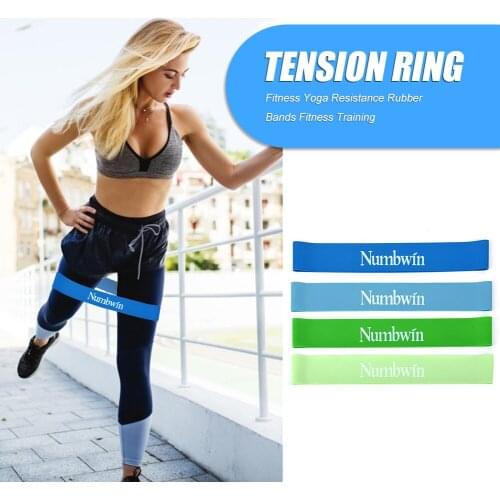 Trainers Force Core Training Tool 4pcs Squat Pilates Resistance Pull Band Yoga Fitness Butt Lift Circle Booty Belt