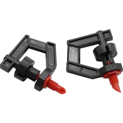 360 Angles Rotating Sprinklers Garden Irrigation Watering Atomizing Nozzle Agriculture Greenhouse Cooling Humidify Sprayer 40Pcs