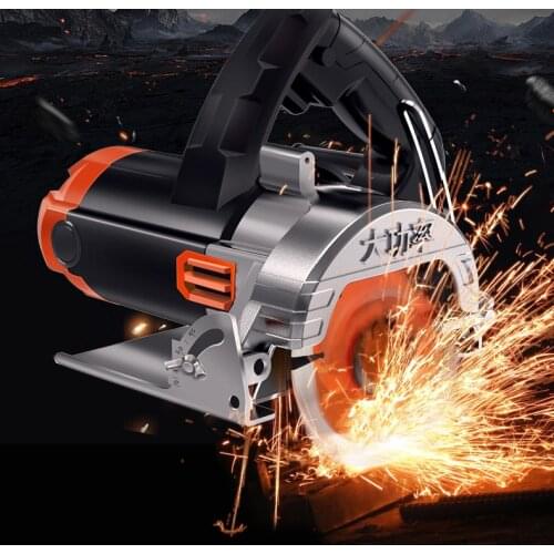 High power marble machine tile cutting machine stone woodworking electric multi-function slot machine household mini chainsaw