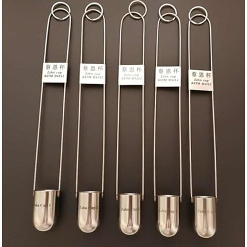 1# Zahn Cup Viscosity Cup Tester Viscometer Flow Cup Stainless Steel number one no.1 zahn cup