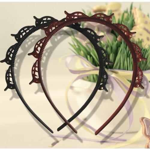 2021 New Fashion Multi-layer hollow woven headband Hairband hair accessories Headwear