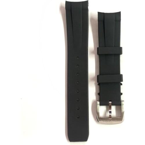 2021 PAGANI Design New 20MM Mens Rubber U-shaped Strap Suitable For PD1661, PD1662, PD1667, PD1644, PD1651 Original Straps
