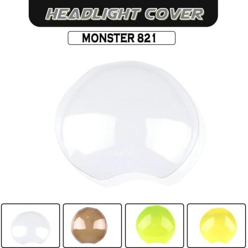 Motorcycle Accessories Headlight Guard Head Lamp Light Lens Cover Protector for Ducati Monster 821 1200R 2014-2021