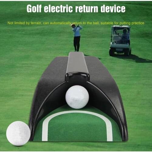 Outdoor Garden Golf Automatic Putting Cup Golf Return Machine Golf Ball Kick Back Return Putting Cup Training Aids Golf Device