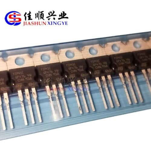 ORIGINAL TIP41C PACKAGE TO-220 DIP Bipolar Transistors - BJT NPN Gen Pur Power 6A 100V PRICE PLEASE CONSULT