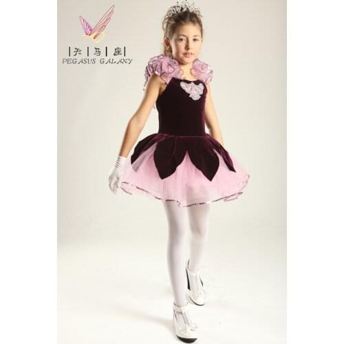 Children Professional Ballet Tutus Velvet Ballet Dance Dress For Girls Ballet Clothes Adults Ballerina Stage Show Dance Costumes