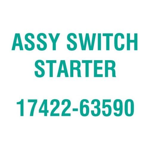 For Kubota 17422-63590 ASSY SWITCH STARTER