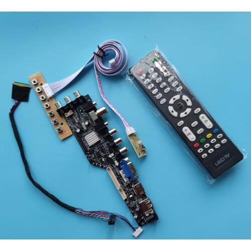 Kit For LP156WF2-TLA1/LP156WF2-TLA2 1920X1080 LED USB VGA AV Controller Board Driver Panel HDMI Display TV Remote DVB-T Monitor
