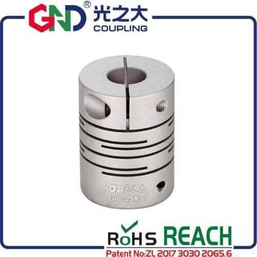 GND flexible coupling aluminum electric motor stepmotor parallel line shaft coupler of acid-base servo motor quick-coupling CNC