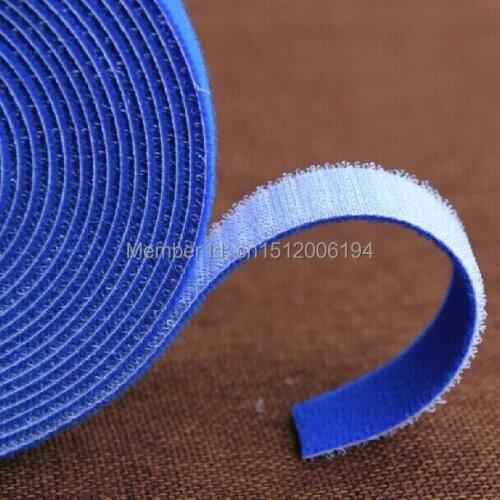Hot sale 4cm x 5m back to back releasable cable tie nylon strap Power Wire Management Magic Tape Sticks Hook & Loop Tape