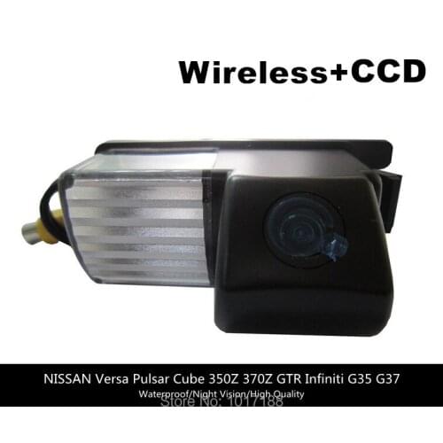 HD!! WIFI camera Wireless Car Rear View Camera CCD Chip For NISSAN Versa Pulsar Cube 350Z 370Z GTR Infiniti G35 G37