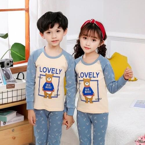 Boys Fashion Car Design Pajamas Boy Girl Birthday Gift Baby Cotton Dinosaur Animal Pyjamas Homewear Teens Pajama For 2-14 Years