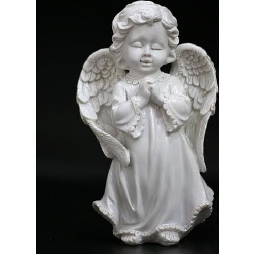 Pray That The Angels Resin Figures of European Garden Ornaments Home Furnishing Craft Ornament Praying The Little Angel Statue