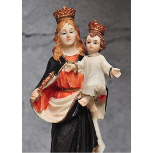 Lovely Resin crafts Christian Catholic virgin of Jesus set out decorations put out creative modern handicraft bookshelf home