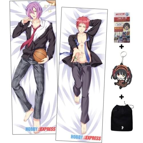 Hobby Express Dakimakura Japanese Hugging Body Pillow Cover KuroBas Murasakibara & Akashi ADP79024