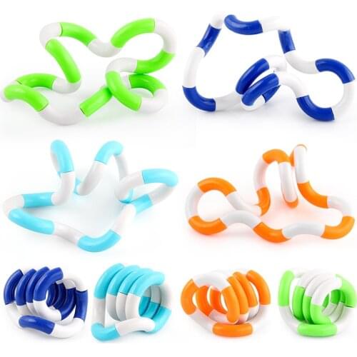 Strange New Twisted Rope Winding Ring Deformation Snake Adult Child Decompression Decompression Toy Educational Equipment