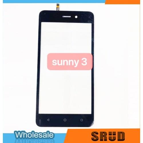 Quality Assurance Front LCD Touch Glass For Wiko Sunny 3 Touch Screen Sensor Digitizer Panel