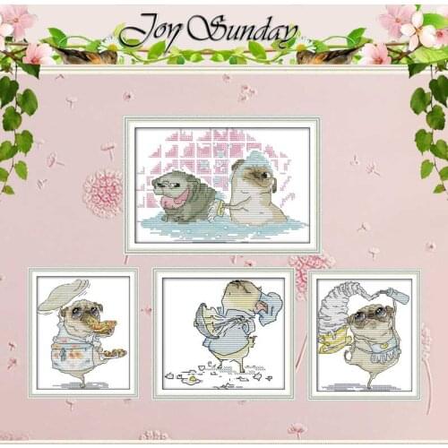 Cook dessert chefs counted Cross Stitch 11CT 14CT Cross Stitch Set Wholesale DIY Chinese Cross-stitch Kit Embroidery Needlework