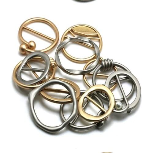 Alloy Metal Belt Buckles Shoes Bags Slider Pin Buckle DIY Decoration Suit Dress Sew Accessories 10pcs Many shapes