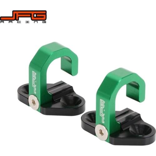 Motorcycle CNC Rear Brake Hose Cable Clamp Holder For KAWASAKI KX80 KX85 KX100 KX125 KX250 KX500 KDX250 KLX250 KLX650 KLX140