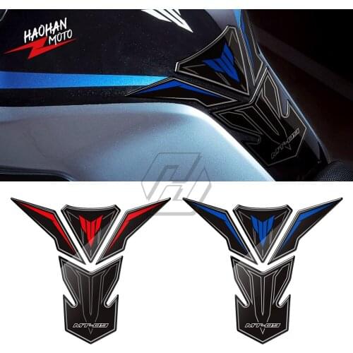 For Yamaha MT-09 MT09 2013 2014 2015 Motorbike Gas Tank Pad Protection Decal 3D Resin