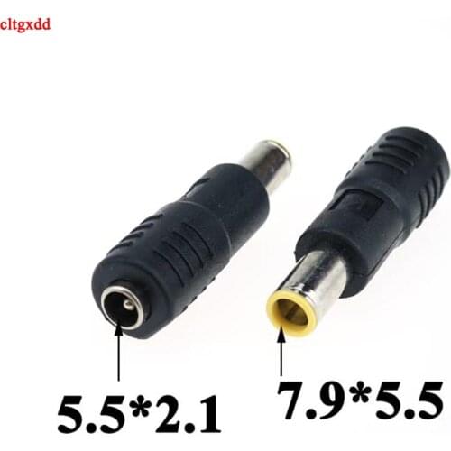 1 Pcs 5.5x2.1MM Female to 7.9x5.5MM Male DC Adapter Power Connector Converter 5.5 * 2.1 to 7.9 * 5.5MM For Portable IBM