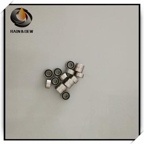 10 Pcs SMR105 2RS 5X10X4 mm Stainless Steel Bearing Anti-rust bearing MR105RS Ball Bearing ABEC-7