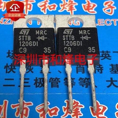 100% New&original STTB1206DI TO-220-2 600V 12A