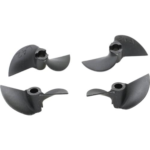 2Pairs Dia 30/32/35/40/42mm 2 Blades Propeller CW&CCW Plastic Paddle 3.18/4/4.76mm Shaft Props for Electric Methanol Boat Model