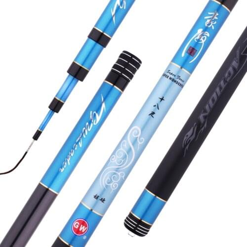 3.6/4.5/5.4/6.3/7.2m Carp Fishing Poles Hard Taiwan Fishing Rod Hand Olta Carbon Fiber Fishing Canne De Pesca Fishing Tackle