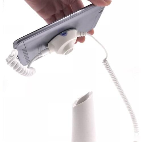 8 Set/Lot) New Feature Led Screen Show Customer Play Number Cellphone Mobile Retail Shop Anti Theft Security Charger Support