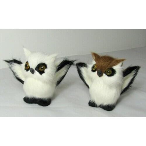 Free shipping perfect mini owl figurine for gift or decoration lovely handmade owl