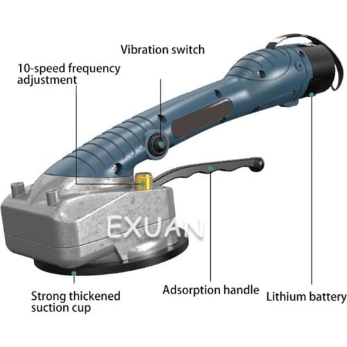 WOSAI Wireless Tile Installation Portable Smart Tile Tiler Floor Vitero Wall Tile Vibration Machine Brick Wall Tile Tool