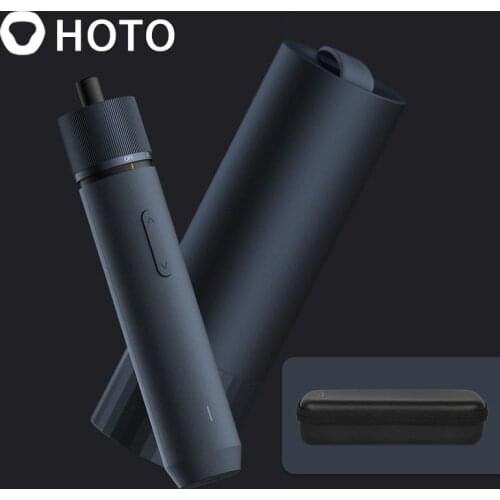HOTO 3.6V Electric Screwdriver, Smart Cordless Screwdrivers, Rechargeable Battery Screwdriver, Tool Bag, S2 12PC Bit Set