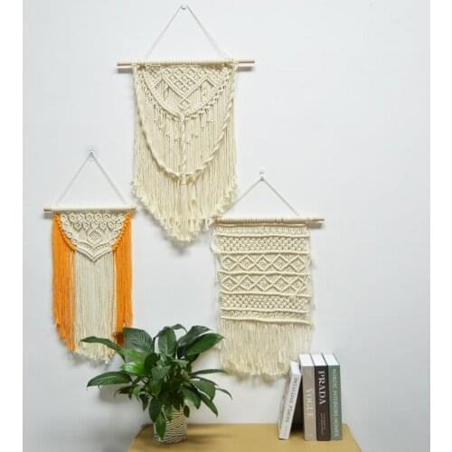 Hand-woven Tapestry Solid Color Wall Decoration Bedroom Living Room Home Decoration Boho Decoration Dorm Decor Tapestry Wall