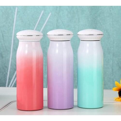 Creative High Quality Double Wall Stainless Steel Vacuum Flasks 360ml Car Thermos Cup Coffee Tea Milk Travel Mug Thermos Bottle