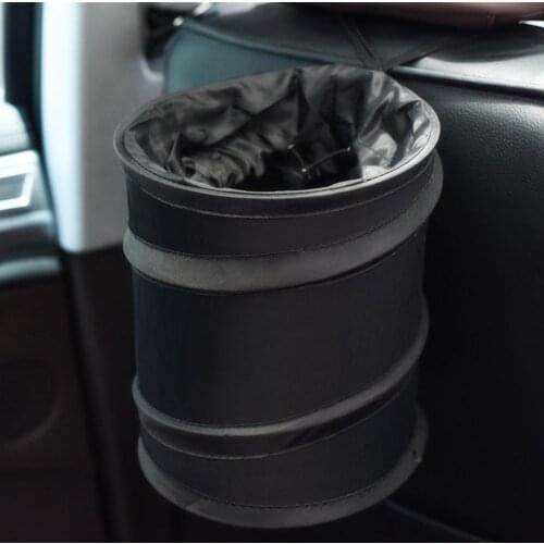 Car Trash Can Portable Garbage Collapsible Pop-up Waterproof Bag Waste Basket Rubbish Bin