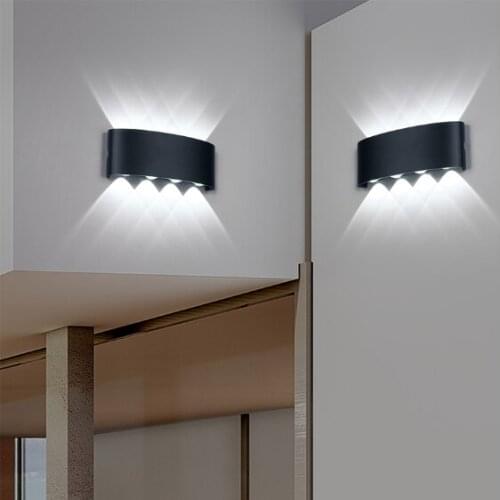 Nordic Wall Lamp Ip65 Led Aluminum Outdoor Up Down wall lights Modern For Home Stairs Bedroom Bedside Bathroom Lighting
