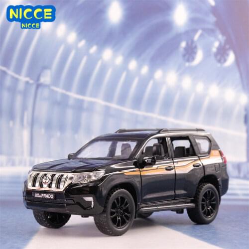 Nicce1:32 High Simitation New TOYOTA LAND CRUISER PRADO Alloy Metal Car Model Toys With Pull Back For Kids Birthday Gifts V303
