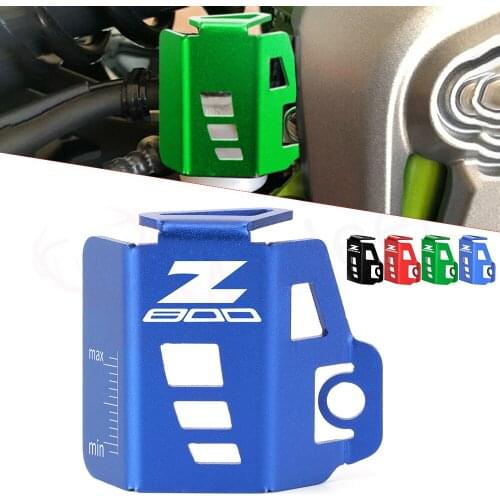 Z800 LOGO NEW CNC Aluminum Rear Motorcycle Fluid Fuel Reservoir Tank Cap Cover Guard Protector For KAWASAKI Z800 Z 800 - 2021