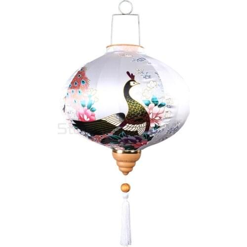 Peacock New Year Lantern Hanging Creativity to Shine Balcony Chinese Outdoor Antique Japanese Phoenix Chinese Style Decoration