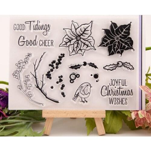 Leaf Fruit Transparent Clear Silicone Stamp Seal Cutting DIY Scrapbooking Rubber Coloring Embossing Diary Decoration Reusable